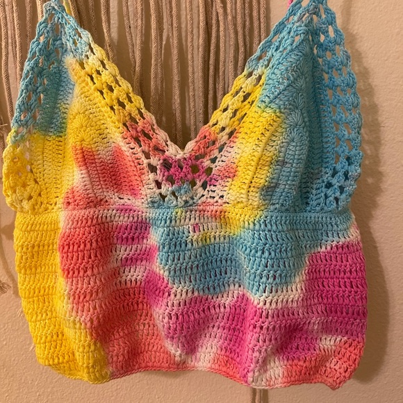 Forever 21 tie dye crop top - Picture 2 of 5